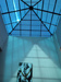 View of Poly carbonate dome over reception hall of Bhakta Niwas